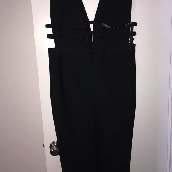 BooHoo Black Midi bandage dress size:22 - Picture 2 of 4